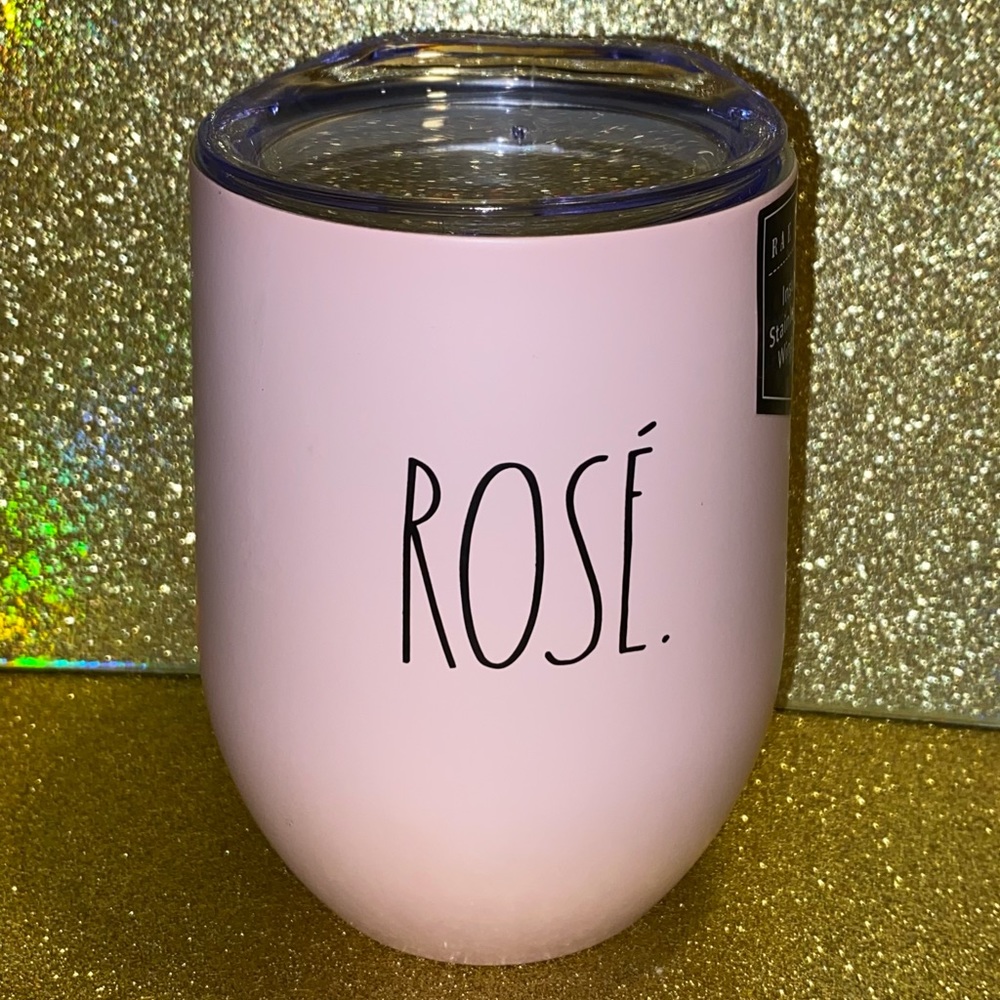 Rae Dunn Rosé wine tumbler - NWT